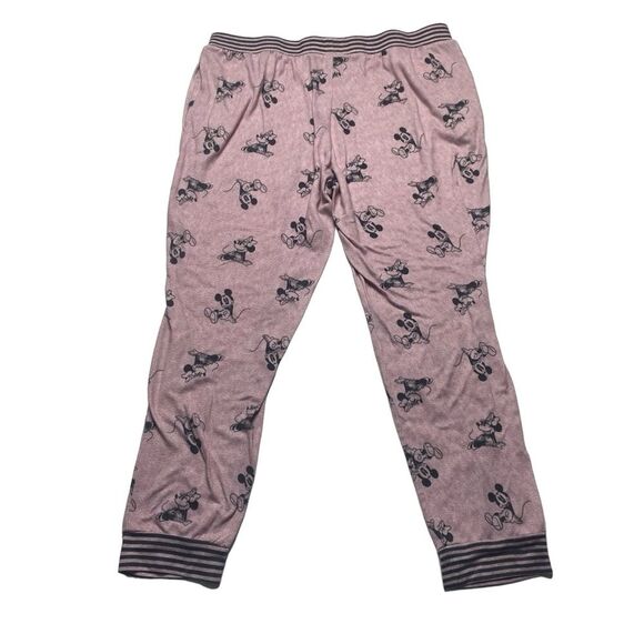 Disney Pajama Loungewear Set Mickey Minnie Mouse Soft Pink Women’s Sz XL - Picture 7 of 16